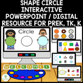 Shape Circle Interactive PowerPoint / Digital Resource Pre