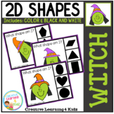Shape Clip Cards: Witch