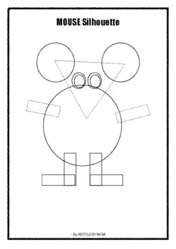mouse craft template