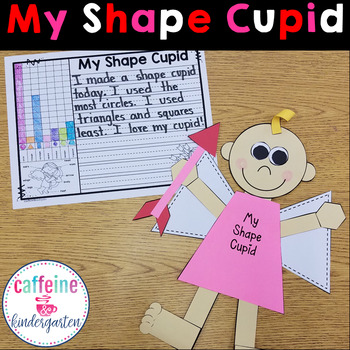 Preview of Shape Cupid -Valentine's Day Math Craft