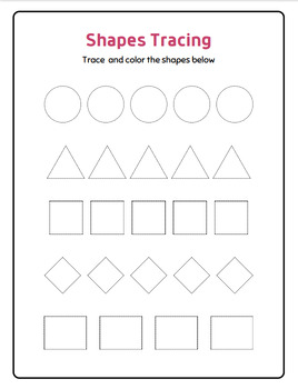 Preview of Free Shape Discovery: Trace and Learn Circles, Triangles, and More