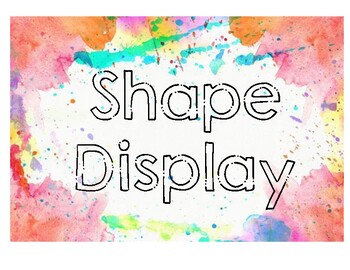 Preview of Shape Display