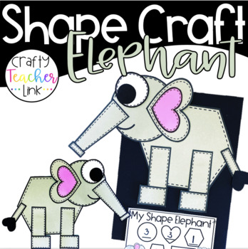 Preview of Shape Elephant Craft
