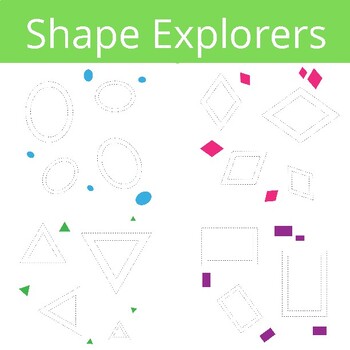 Preview of Shape Explorers: Tracing, Coloring, and Writing 2D Wonders