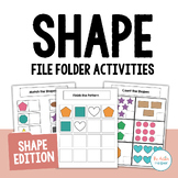 Shape File Folder Activities