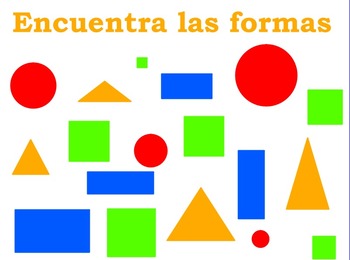 Preview of Shape Find Flipchart (Spanish)