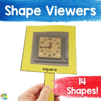 Preview of Shape Finders Magnifying Glass - Shape Viewer Activity