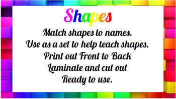 Preview of Shape Flash Cards