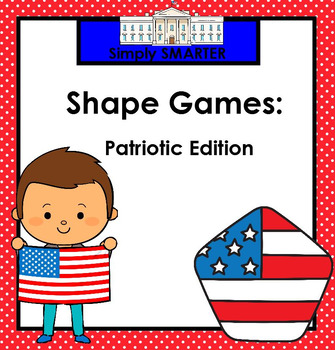 Preview of SMARTBOARD America Themed Shape Games