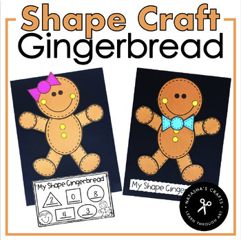 Preview of Shape Gingerbread Craft