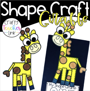 Preview of Shape Giraffe Craft