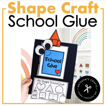 Preview of Shape School Glue Craft