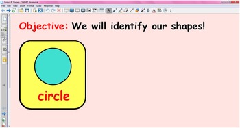 Preview of Shape Interactive Whiteboard (Smartboard) Flash Cards