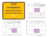 Shape Investigations Part 2: Exploring Defining Attributes