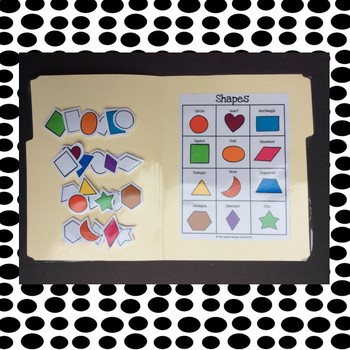 Shapes (2D) Lapbook in English & Spanish by Van Gogh's Earlobe | TPT