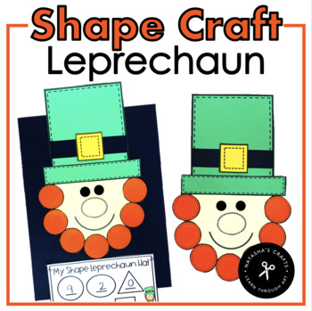 Preview of Shape Leprechaun Hat Craft