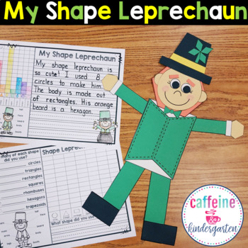 Preview of Shape Leprechaun - Leprechaun Math Craft