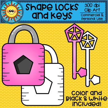 padlock and key clipart