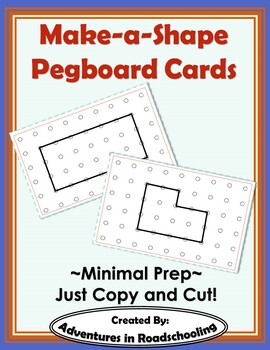 Preview of Make-a-Shape Pegboard Activity