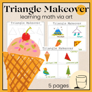 Preview of Shape Makeover: Triangle Edition - Free