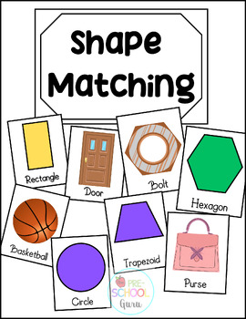 Preview of Shape Match Task Box (2 Levels)