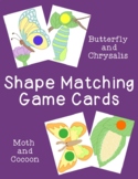 Shape Matching Cards Games Activities PDF Printable Butter