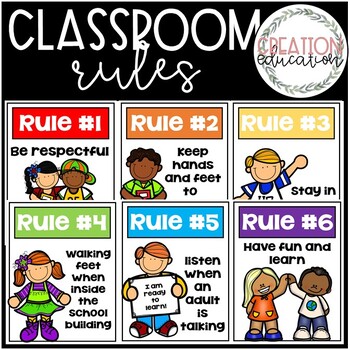 Preview of Classroom Rules FREEBIE
