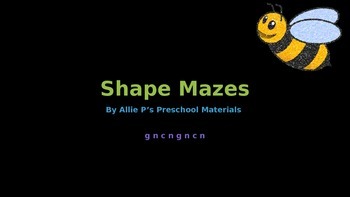 Preview of Shape Mazes