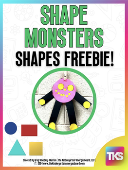 Shape Monsters! by Kindergarten Smorgasboard | Teachers Pay Teachers