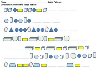 Preview of Shape Patterns