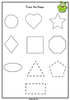 Shape & Patterns Worksheets - Grade 1 by Learning With Vina | TPT