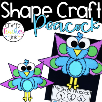 Preview of Shape Peacock Craft