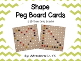 Shape Peg Board Cards