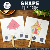 Shape Peg & Clip Cards