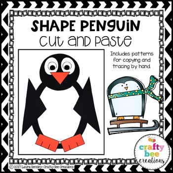 penguin craft template