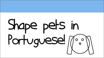 Preview of Shape Pets in Portuguese