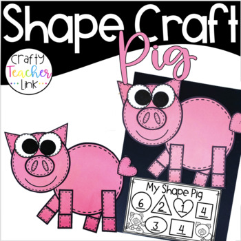 Preview of Shape Pig Craft