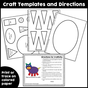Shape Animal Craft | Pig Craft | Shape Activities | 2D Shapes | TPT