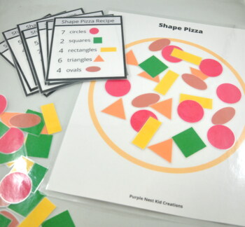 Preview of Shape Pizza Activity