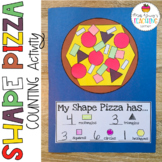 Shape Pizza Counting Activity 2D Shapes * Math Resources