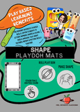 Shape PlayDoh Mats