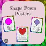 Shape Poems Posters // Rhyming Poems