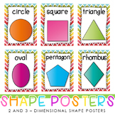 Shape Posters - 2D and 3D Shapes