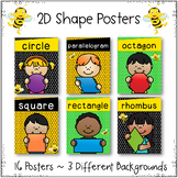 Shape Posters ~ Bee Classroom Decor ~ Be Kind