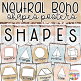 Shape Posters Boho Classroom Neutral Decor Theme
