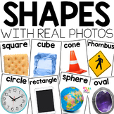 Shape Posters with Real Pictures for 2D and 3D Shapes