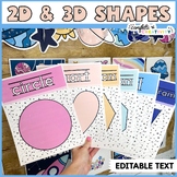 Shape Posters | Space Classroom Theme