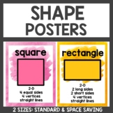 Shape Posters Watercolor Classroom Decor