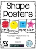 Shape Posters {black and white stripe}