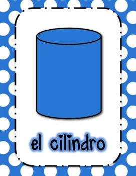 Shape Posters in Spanish (Polka Dot) by Kindergarten Smiles - Caitlin ...